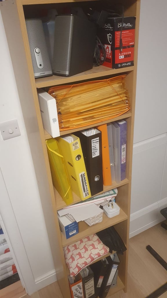 image for Ikea tall shelves shelving unit beige