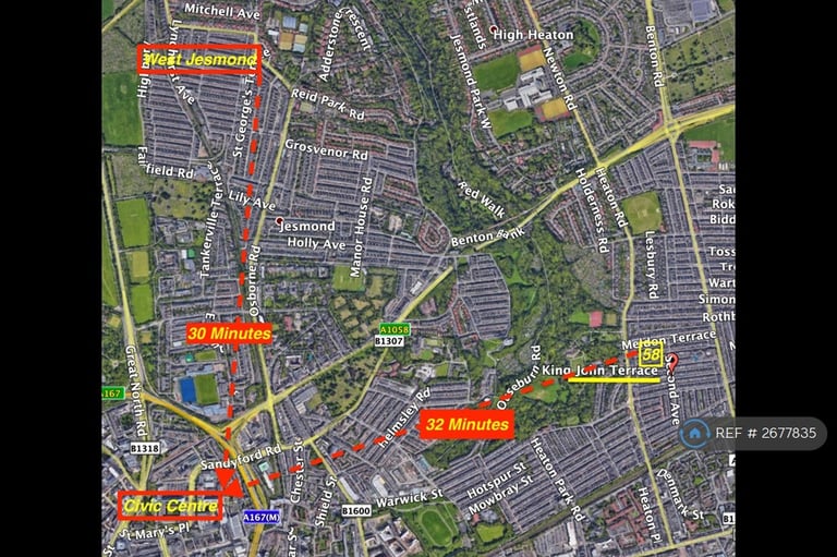 2 bedroom flat in Heaton, Newcastle Upon Tyne, NE6 (2 bed) (#2677835)