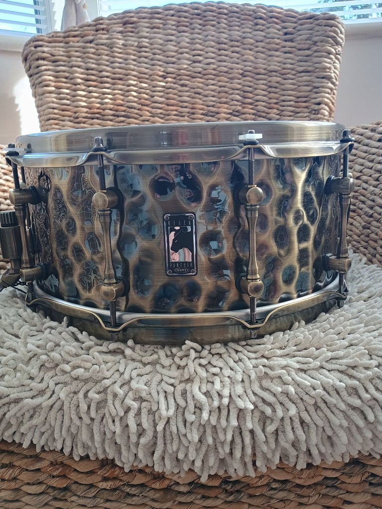 Snare Drum Brass Black Panther The Sledge Hammer 14 x 6.5 Superb quality 