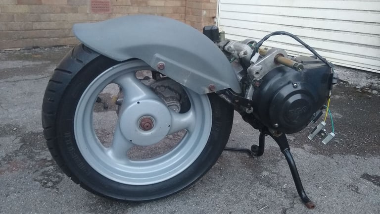 PGO, T-REX moped scooter, 50cc, 2000, complete motor/gearbox/wheel. Fully working.