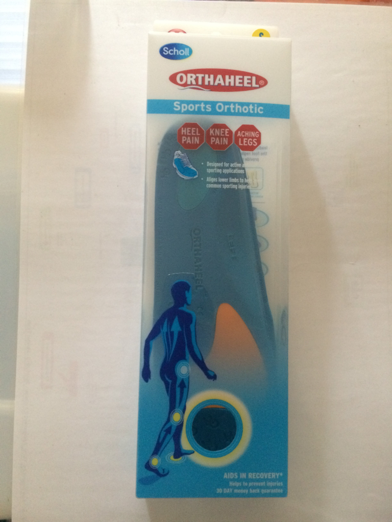 New Scholl Unisex Sports Orthotic Insoles in Original Packaging