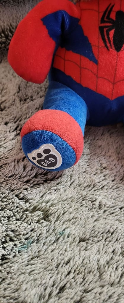 Marvel Spiderman Build A Bear Plush