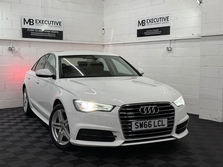 2016 66 AUDI A6 2.0 TDI SE EXECUTIVE QUATTRO S TRONIC 4WD 190BHP WHITE EURO 6 