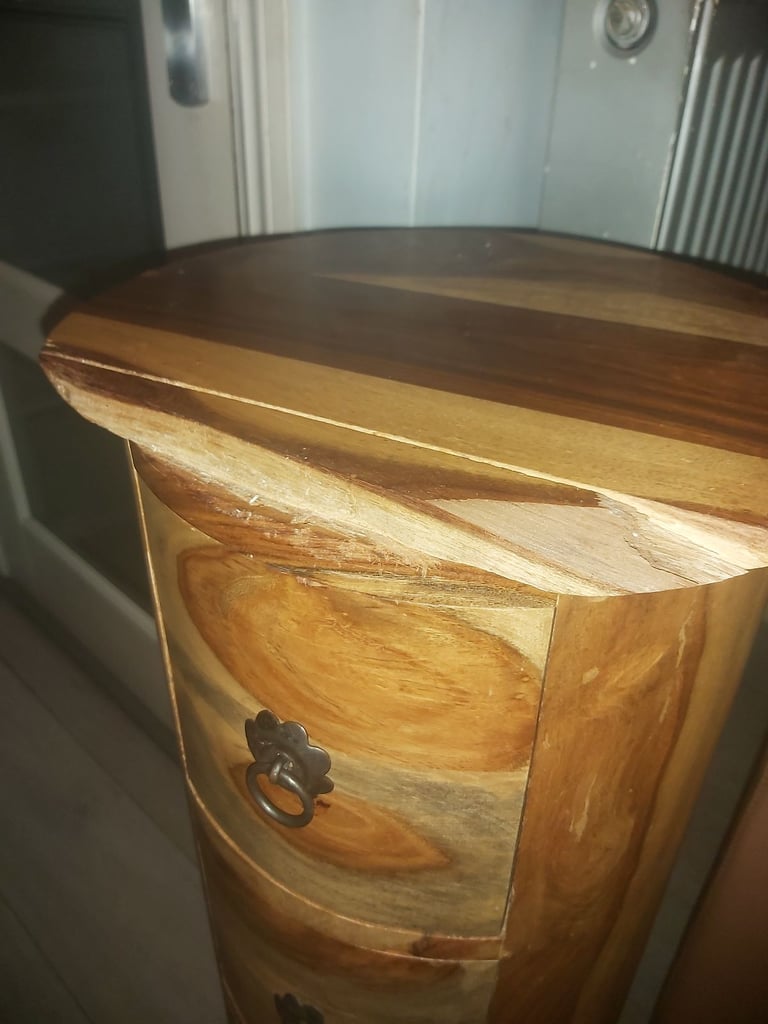 Genuine wooden bedside drawer