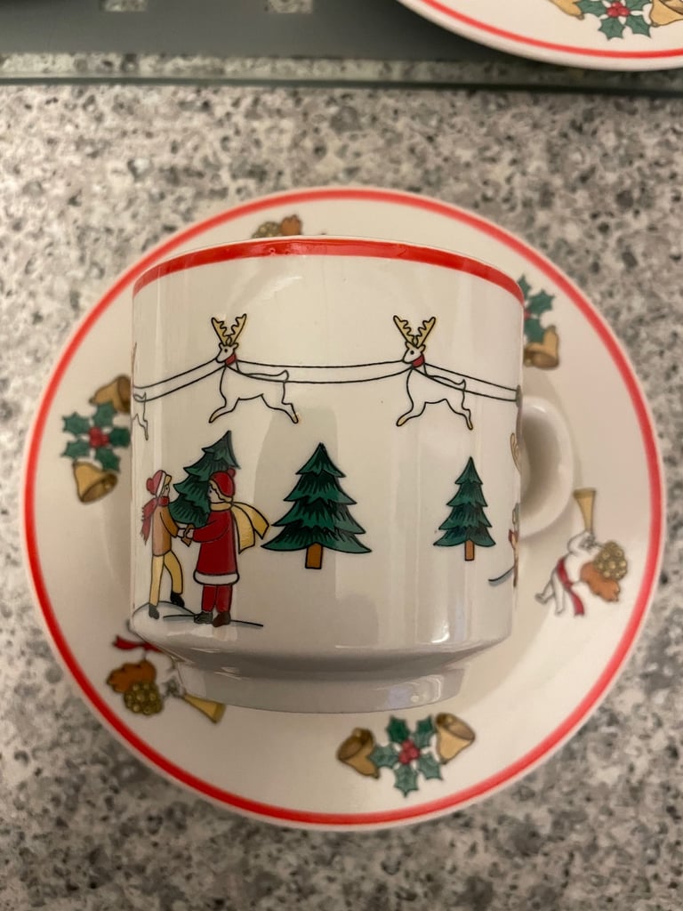 Christmas China vintage 