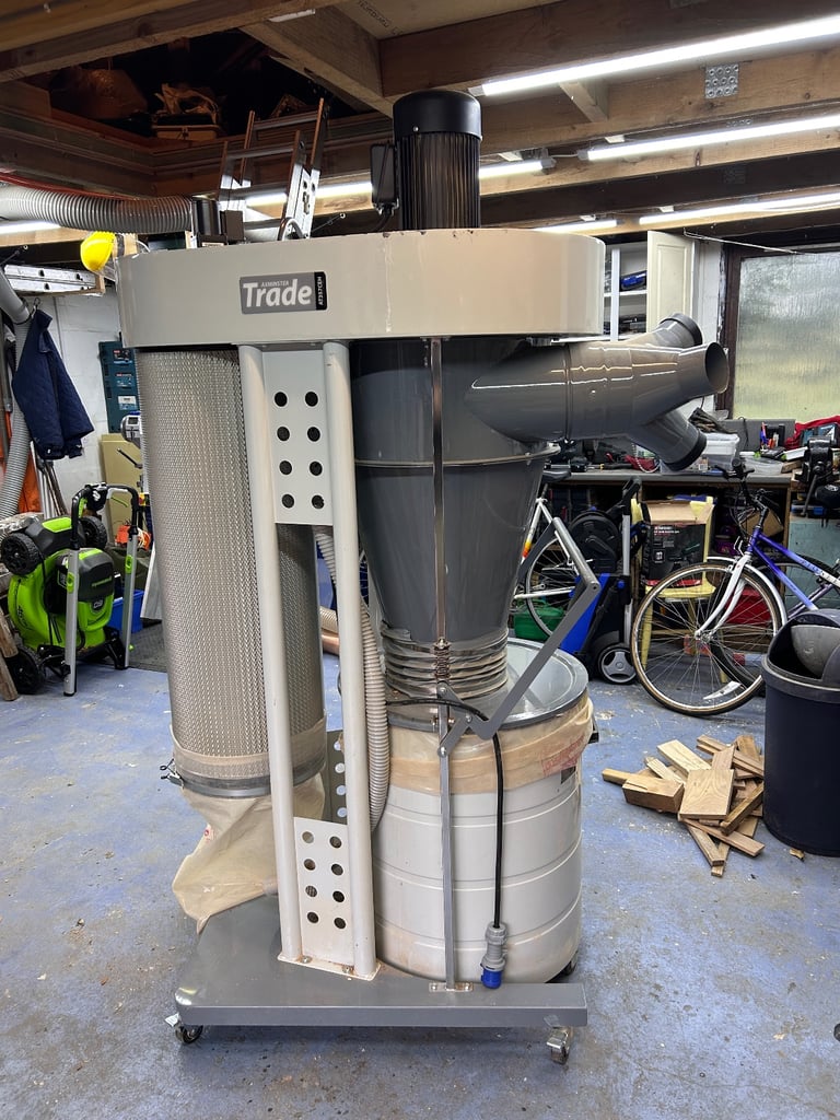 Cyclone Dust Extractor for workshop - Axminster Trade rated AT357CEH