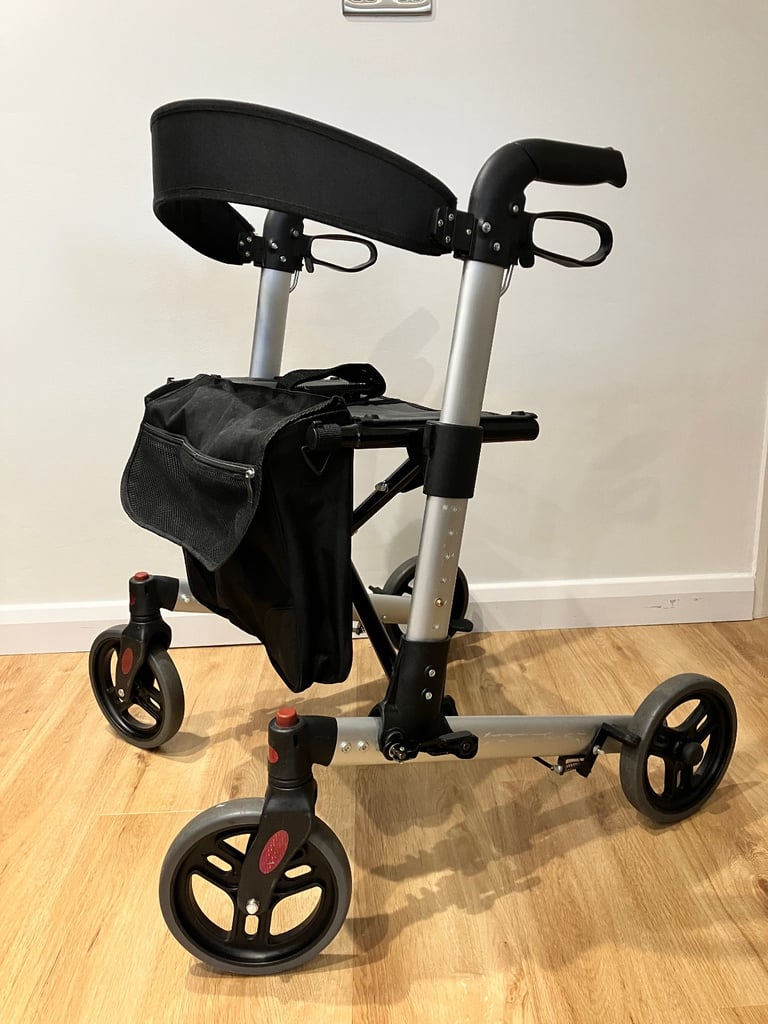 NRS Healthcare Compact Easy Rollator - Silver