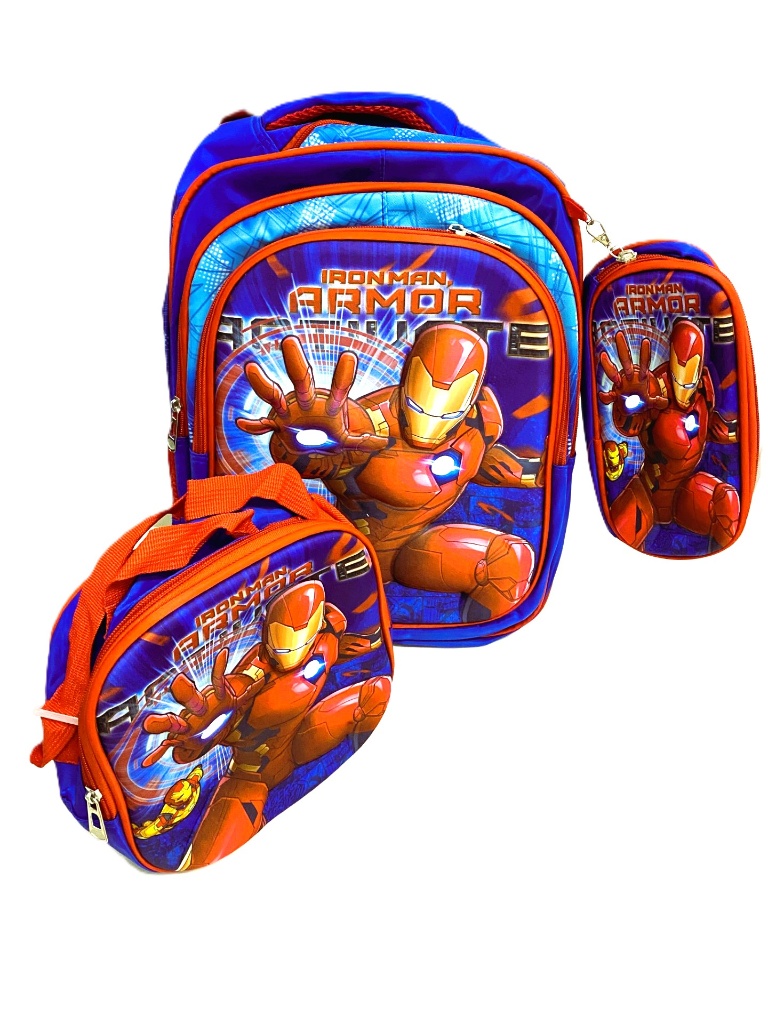 image for Kids School Backpack set with Lunchbox and Pencil case 41x30x20cm