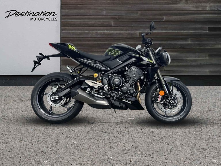 2025 Triumph Street Triple 765 RS PREMIUM COLOUR Petrol black 6 Speed