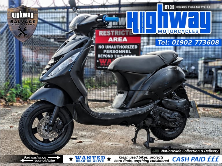 2007 Piaggio Zip 100cc Scooter Spares or Repairs