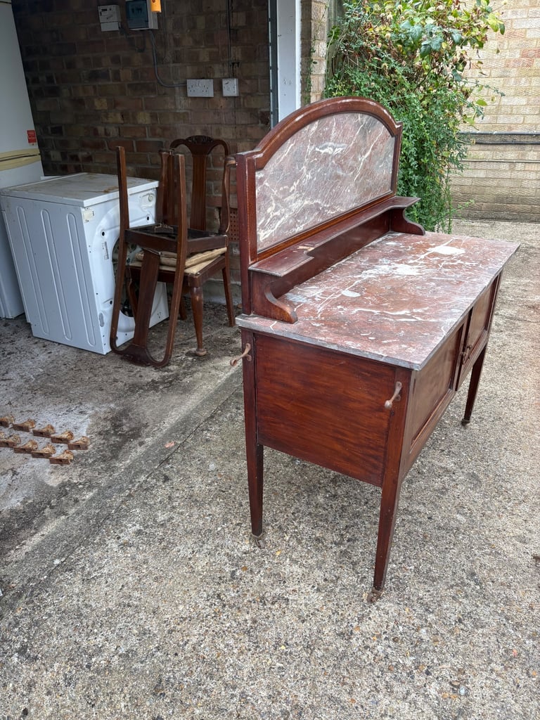 Marble top cabinet 