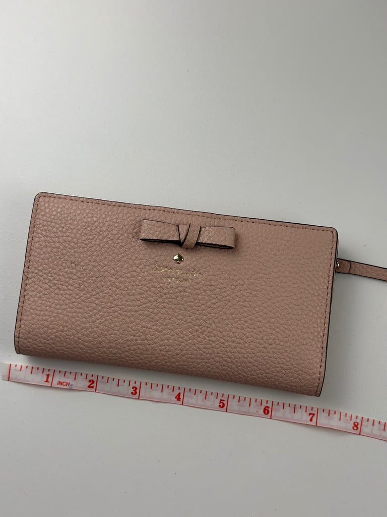 Kate spade pink leather wallet 