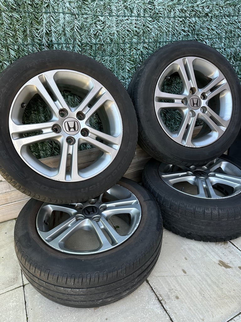 Honda Wheels 16” Good Condition With Tyres 