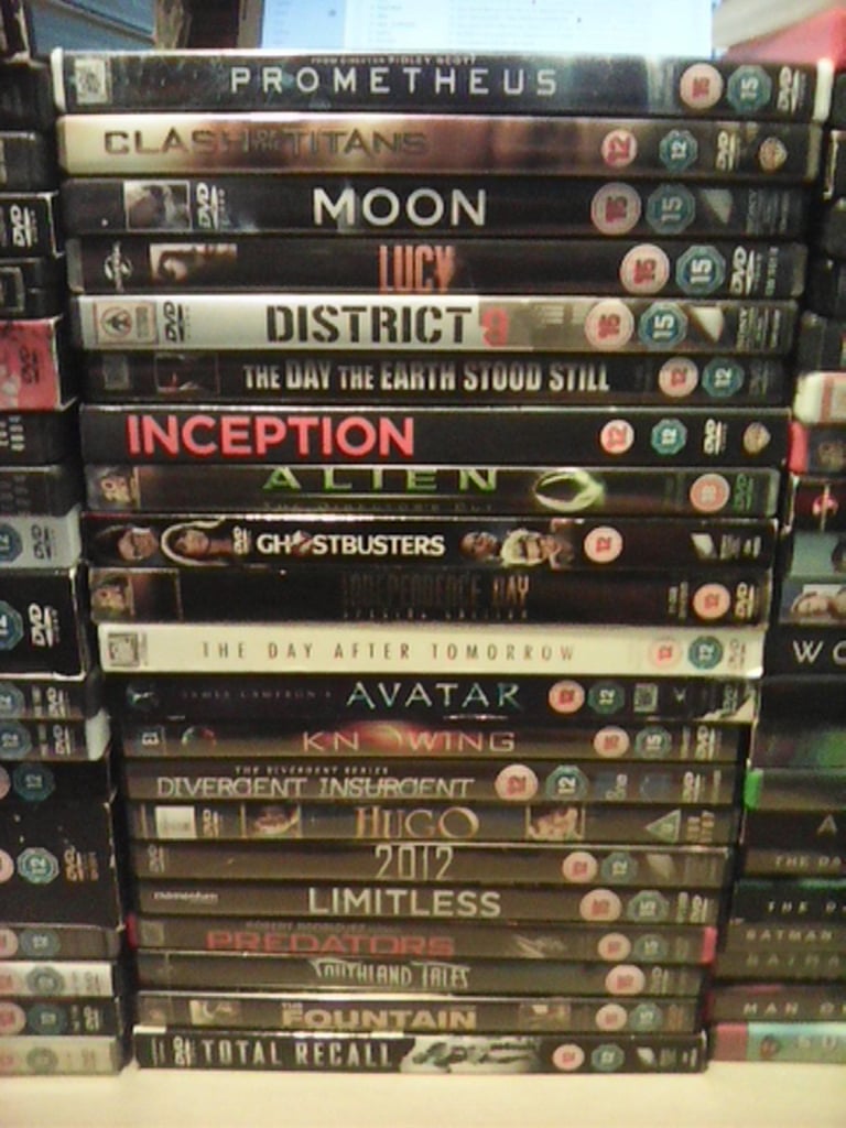 £10 OFF! Job Lot #1 MOVIES x85: Sci-Fi, Fantasy, Superhero, Horror, Epics, Thrillers + Blu-Rays