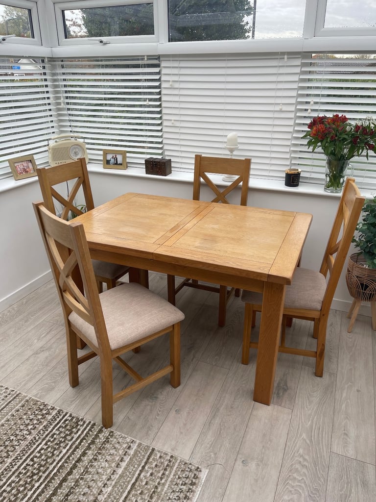 image for Dining table and 4 chairs