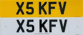 X5 Number plates 