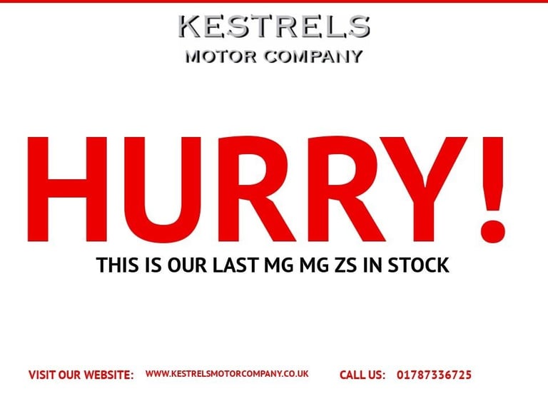 2021 MG MG ZS 72.6kWh Trophy Long Range SUV 5dr Electric Auto (156 ps) HATCHBACK ELECTRIC Automatic