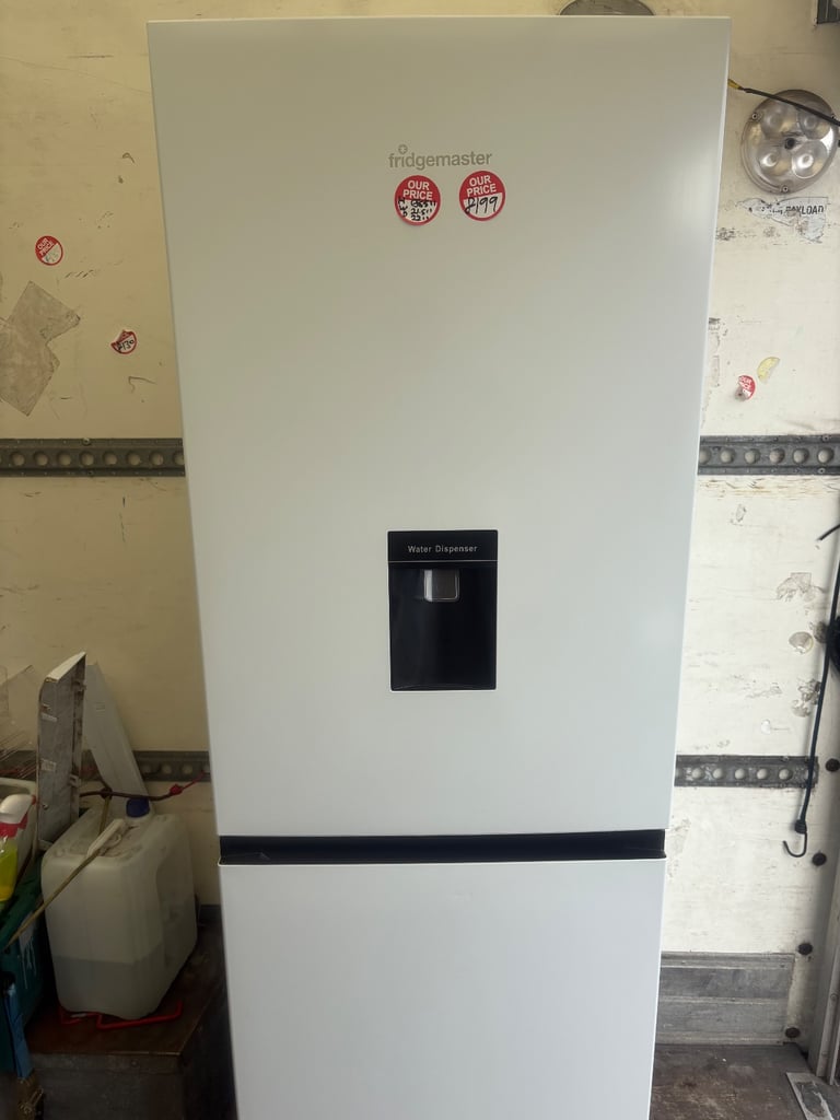 image for 🔥FRIDGEMASTER FRIDGE FREEZER AS NEW £199 DELIVERED 🔥6 MONTHS WARRANTY 🔥DENTON APPLIANCES 🔥