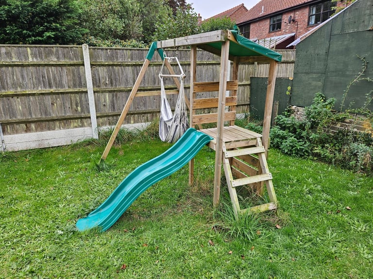 image for Kids childrens climbing frame swing slide 