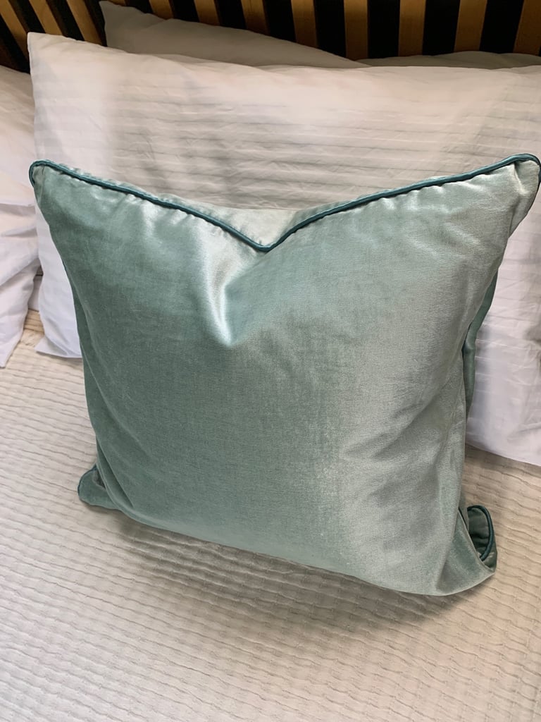 Laura Ashley velvet cushion 