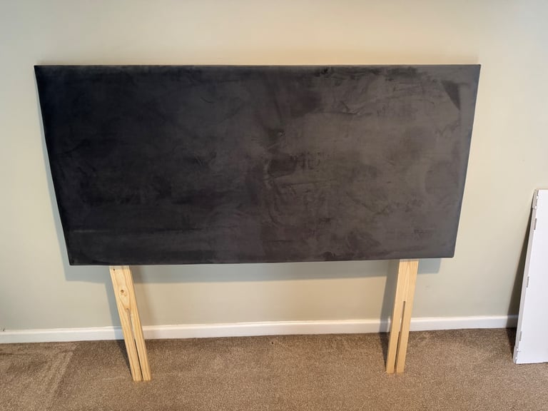 image for As New double headboard in grey