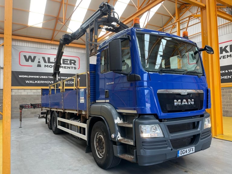 MAN TGS 26.360, 6X2 26 TONNE DRAWBAR SPEC BRICK GRAB – 2014 – DG14 SFX