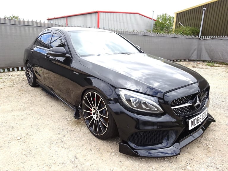 2017 66 REG MERCEDES BENZ C250 D AMG LINE PREMIUM+ DIESEL AUTO DAMAGED SALVAGE