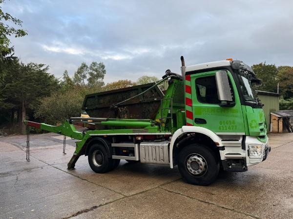 Mercedes 1824 Hyvalift Skip Loader 4x2 Extendable Arms Easy Sheet 