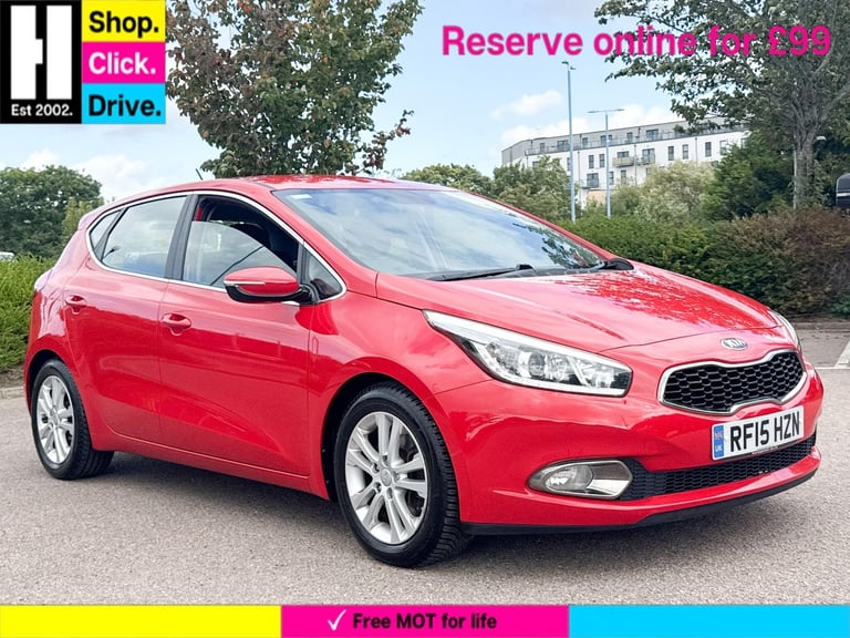 2015 Kia Ceed 1.6 GDi EcoDynamics 2 Euro 5 (s/s) 5dr HATCHBACK Petrol Manual