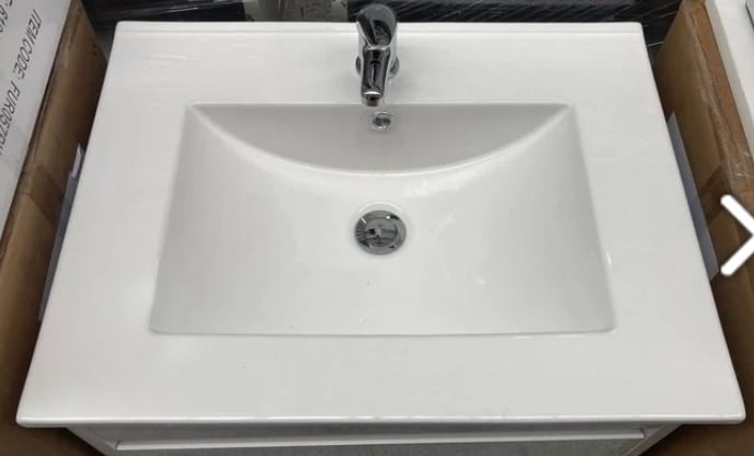 image for Wallhung Vanity unit Sink & Tap REDUCED 