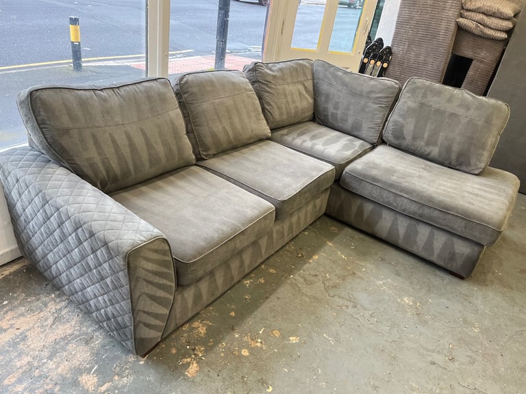 Dfs Orka Grey Right Hand Corner Sofa-Delivery Available £400 260x200cm 