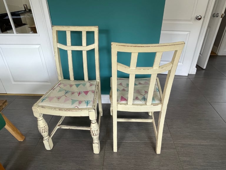Wooden dining chairs 