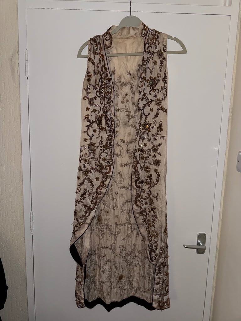 handcrafted long gown 