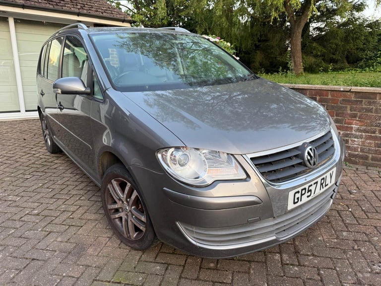 VW, Volkswagen, TOURAN, MPV, 2007, Manual, 1968 (cc), 5 doors, 7 Seater, 11 Months MOT