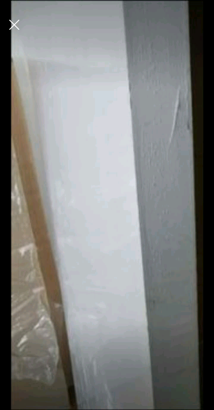 White primed textured 5 panel cottage internal door 2040 x 826 x 40mm