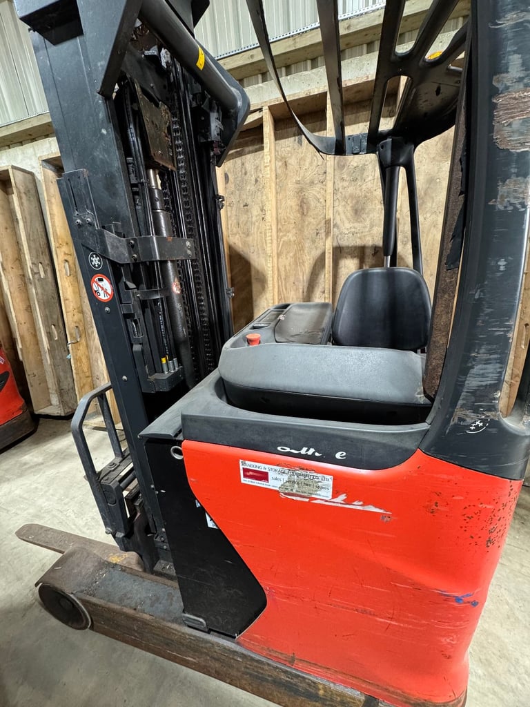 Linde R14 reach electric forklift truck 2016 / 12378 hours/ working perfectly