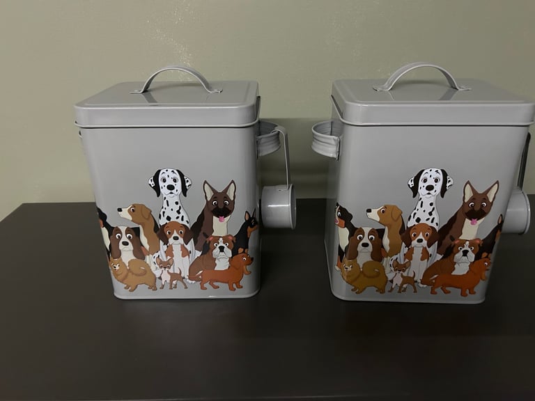 2 X Dog Food Tins