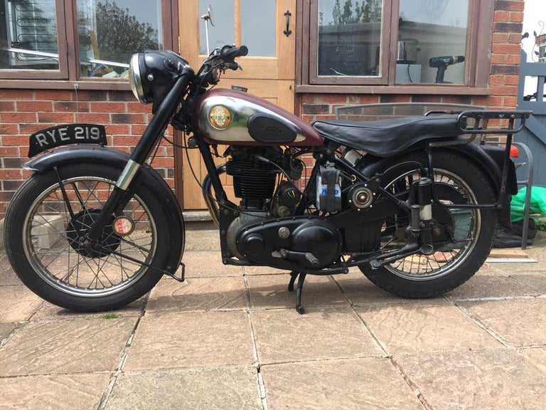 BSA 1956 m33 500 (cc) b33 b31 a65 running barn find project