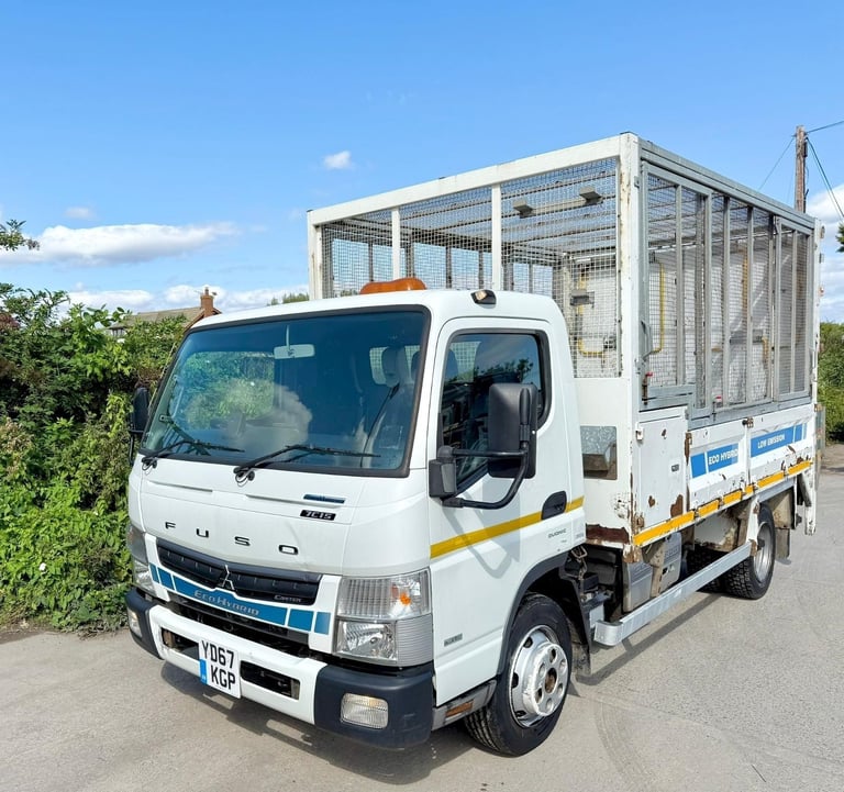 25-09-2017 (67) MITSUBISHI CANTER 7C15 CAGE TIPPER 7.5 TON EURO-6 !64,000 MILES!