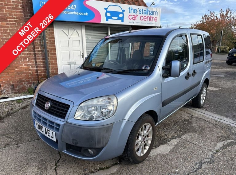 2010 Fiat Doblo 1.4 Dynamic Estate 5dr Petrol Manual (174 g/km, 77 bhp) Estate Petrol Manual