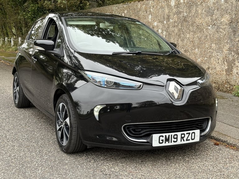 RENAULT ZOE Dynamique Black Rapid Charge Nav R110 Z.E.40 2019 Battery Owned