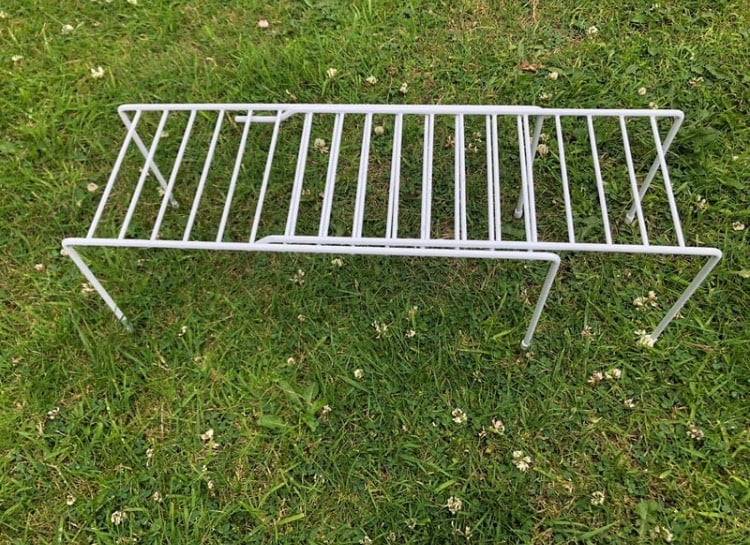 Adjustable rack dish dryer 