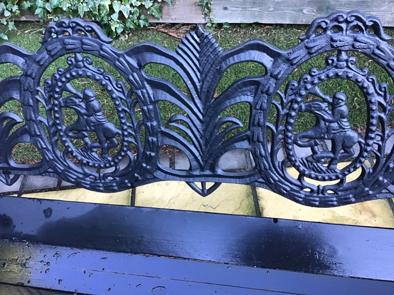 Antique cast iron summer seat