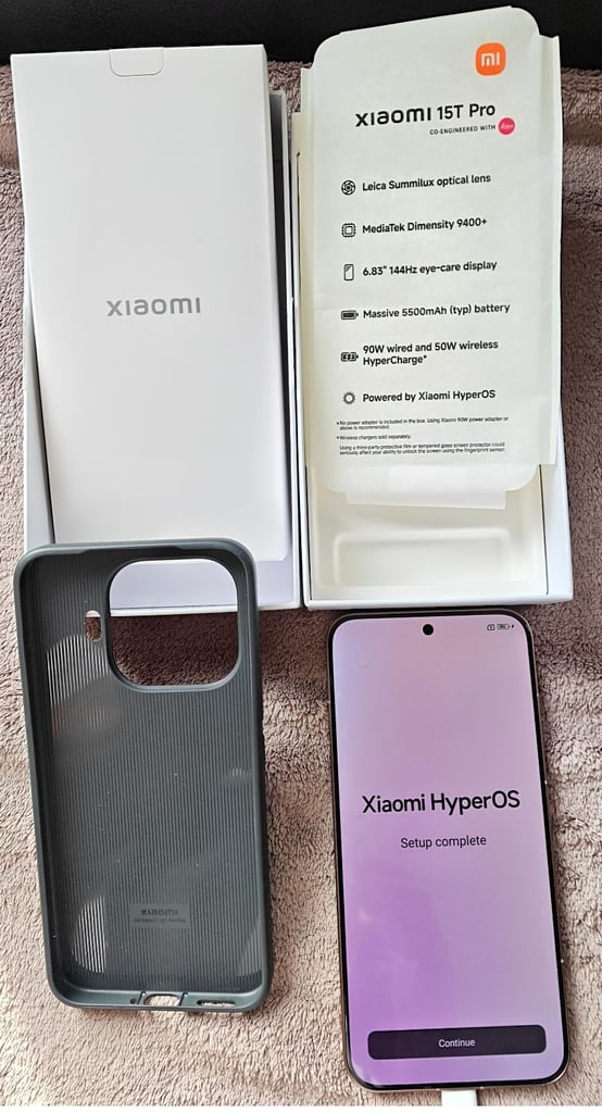 image for Xiaomi 15T PRO IN MOCHA TOP SPEC 12GB/1024GB 2Yr Warranty etc PRISTINE!!!