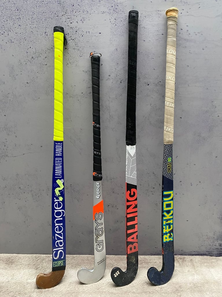 image for 4 x hockey sticks sport fitness slazenger grays balling hockey all for £5