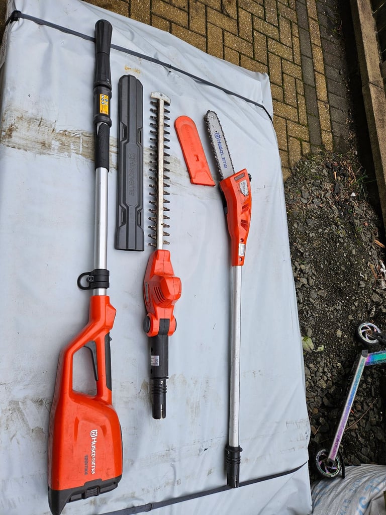 image for Husqvarna pole saw and hedgetrimmer 