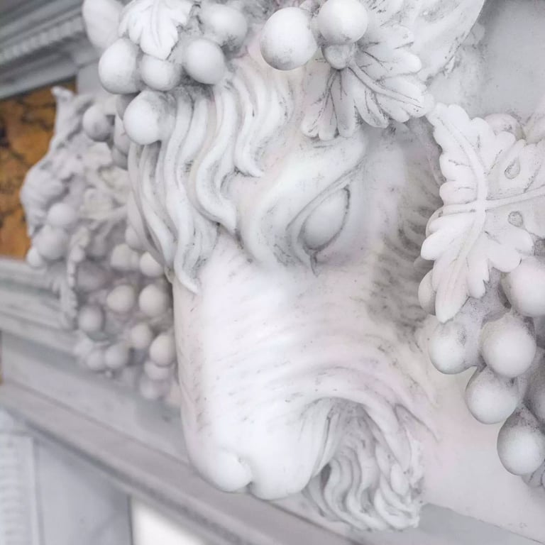 Georgian Revival Marble Fireplace, English, Fire Surround, Dominic Hurley