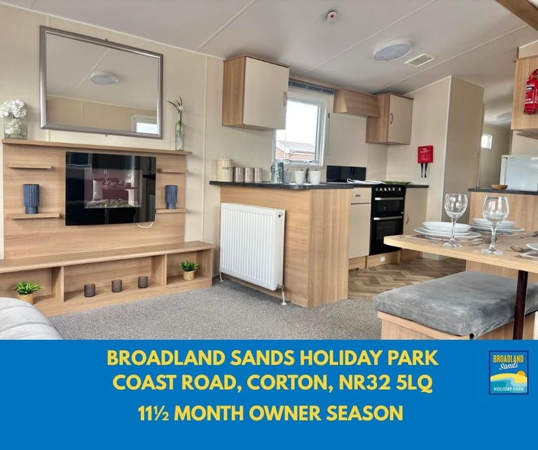 image for CHEAP STATIC CARAVAN FOR SALE IN LOWESTOFT - 11.5 MONTH OWNER SEASON!