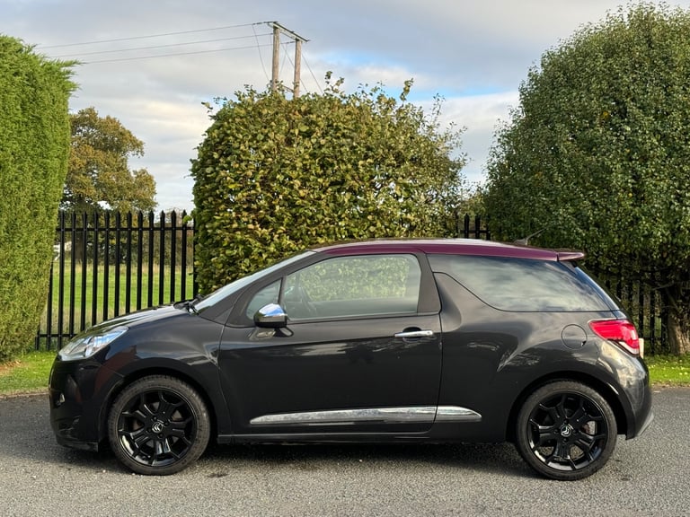 CITROEN DS3 1.6 HDi D SPORT, RECALL DONE, £35 TAX, RED LEATHER, MOT AUGUST 2026