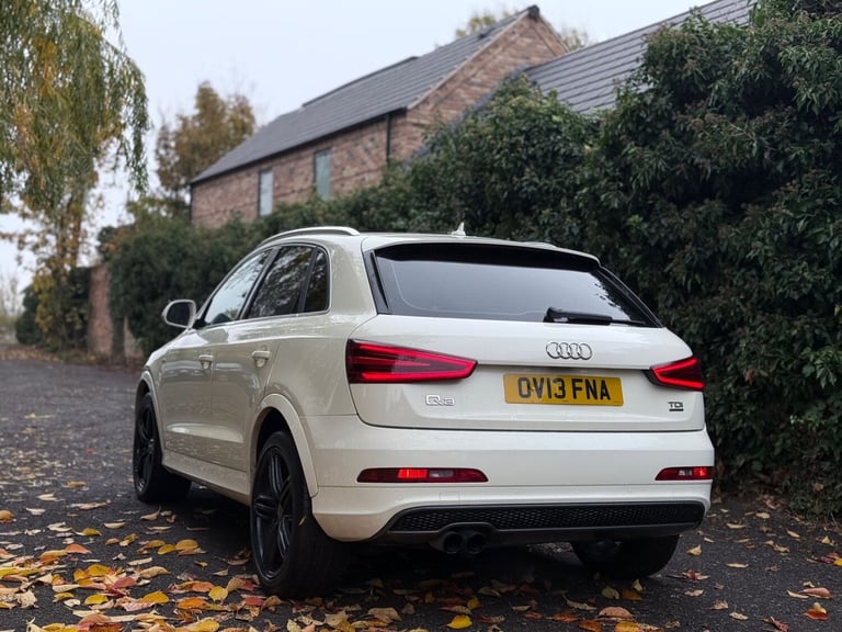 2013 Audi Q3 2.0 TDI Quattro S Line 5dr Diesel White ESTATE Diesel Manual
